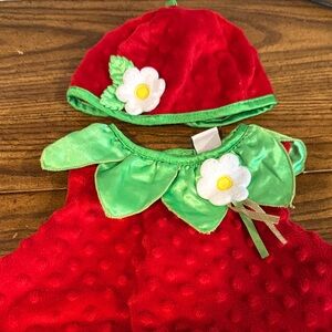 Charming Berry Costume for Kids - Red and Green